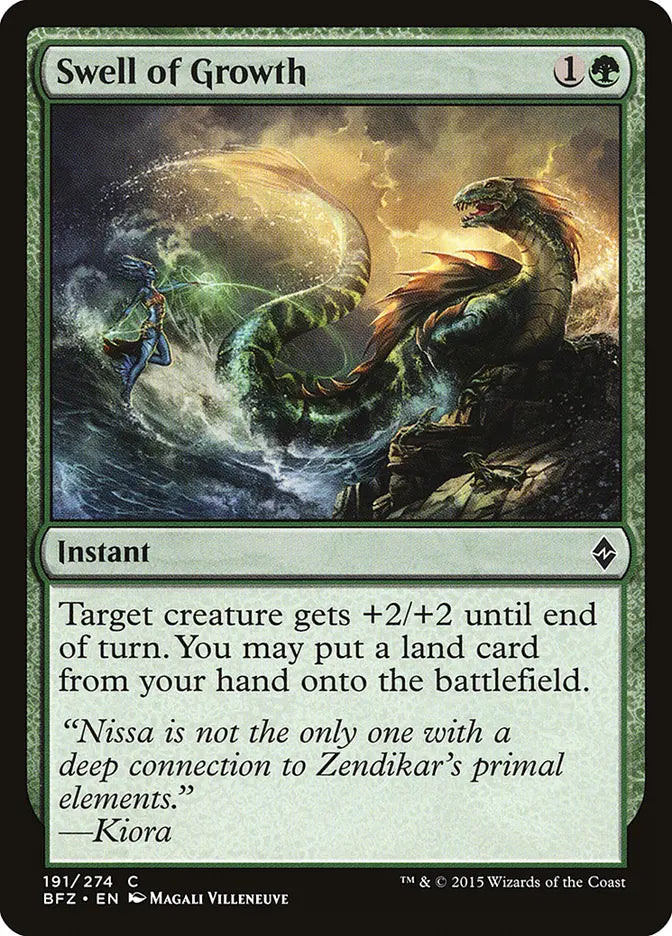 Swell of Growth Battle for Zendikar