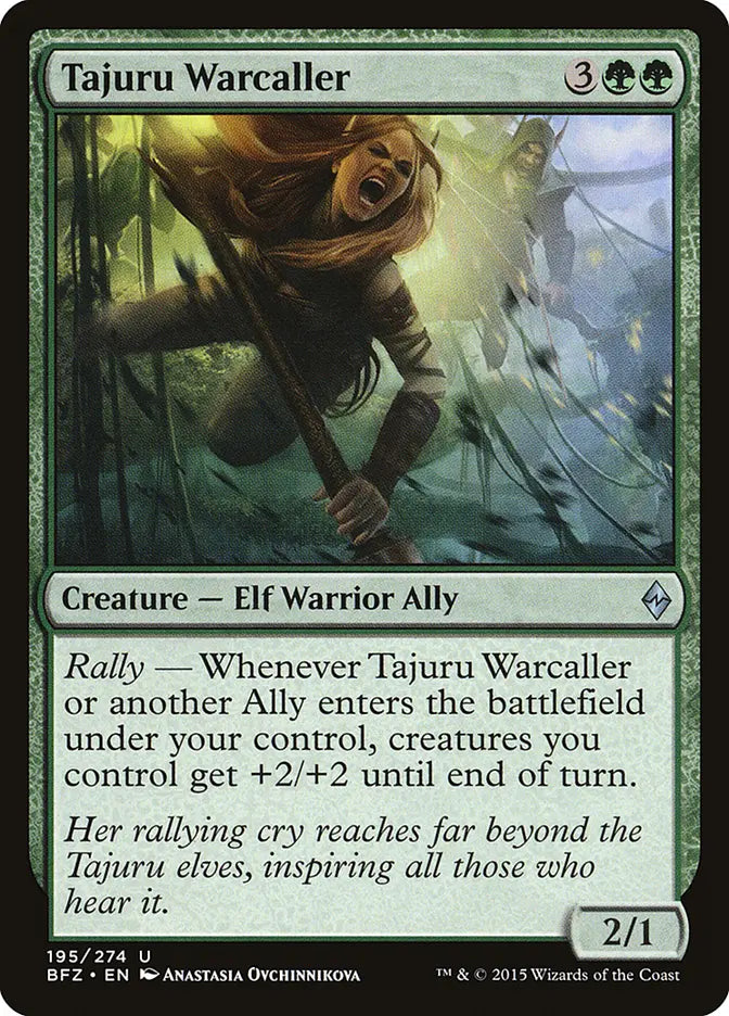 Tajuru Warcaller Battle for Zendikar