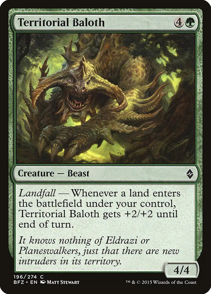Territorial Baloth Battle for Zendikar