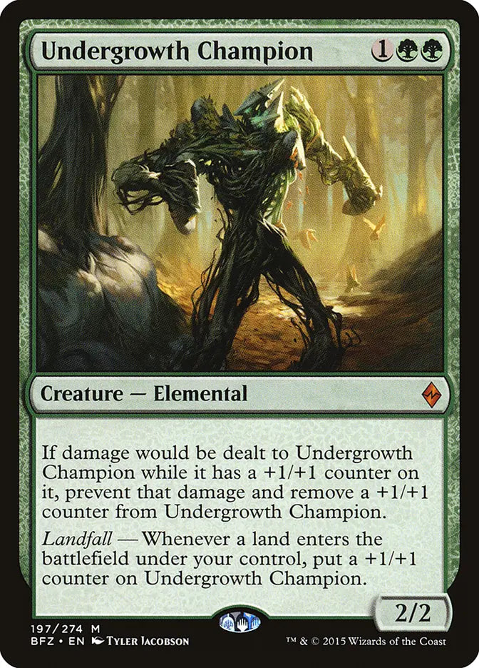 Undergrowth Champion Battle for Zendikar