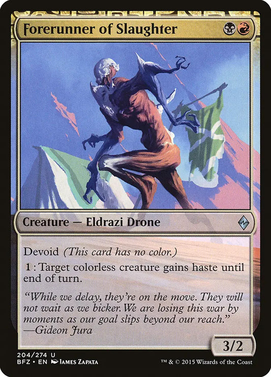 Forerunner of Slaughter Battle for Zendikar
