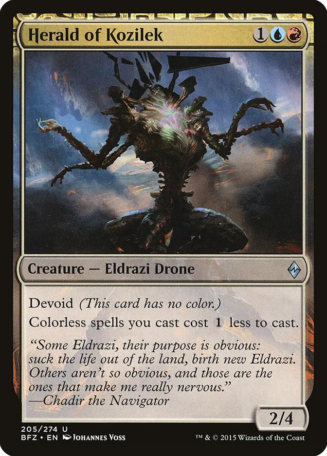 Herald of Kozilek Battle for Zendikar