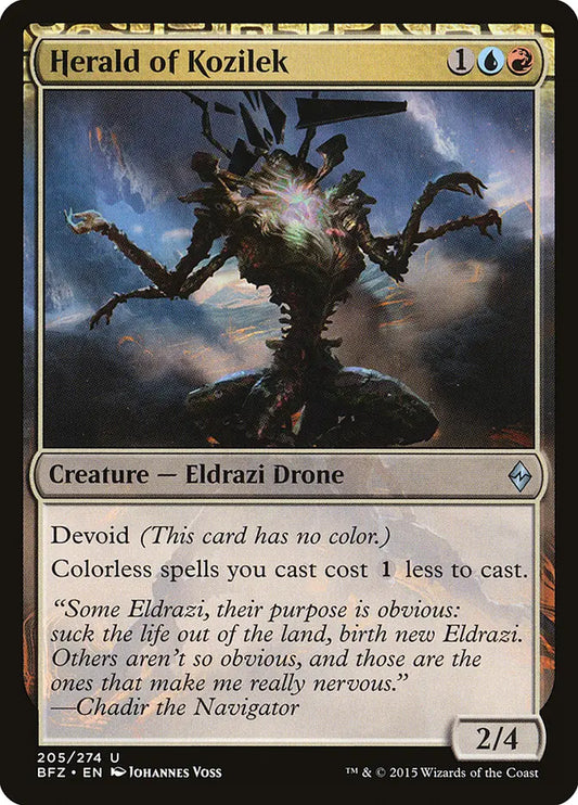 Herald of Kozilek Battle for Zendikar