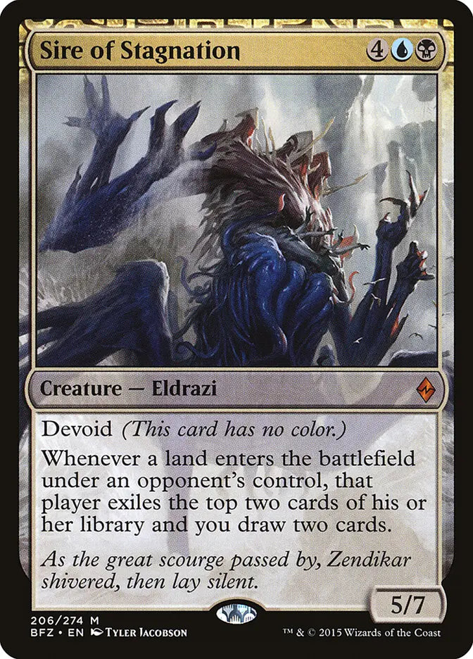 Sire of Stagnation Battle for Zendikar
