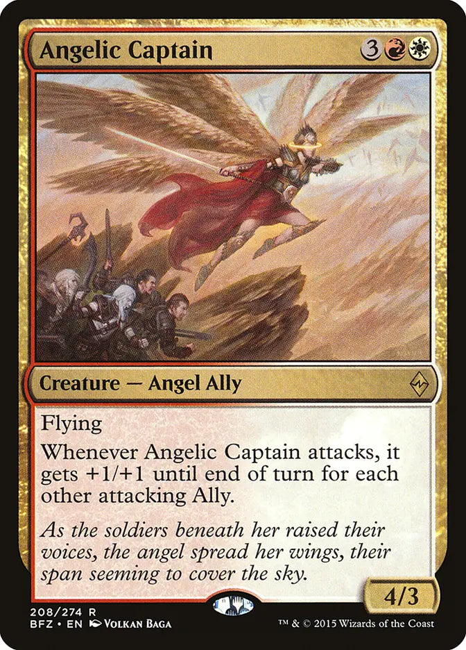 Angelic Captain Battle for Zendikar