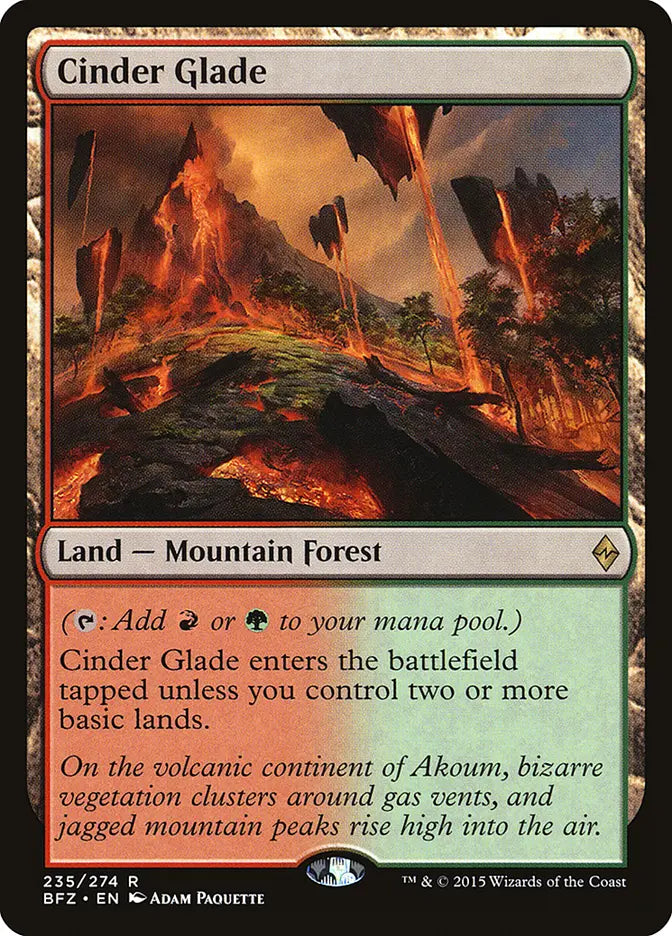 Cinder Glade Battle for Zendikar