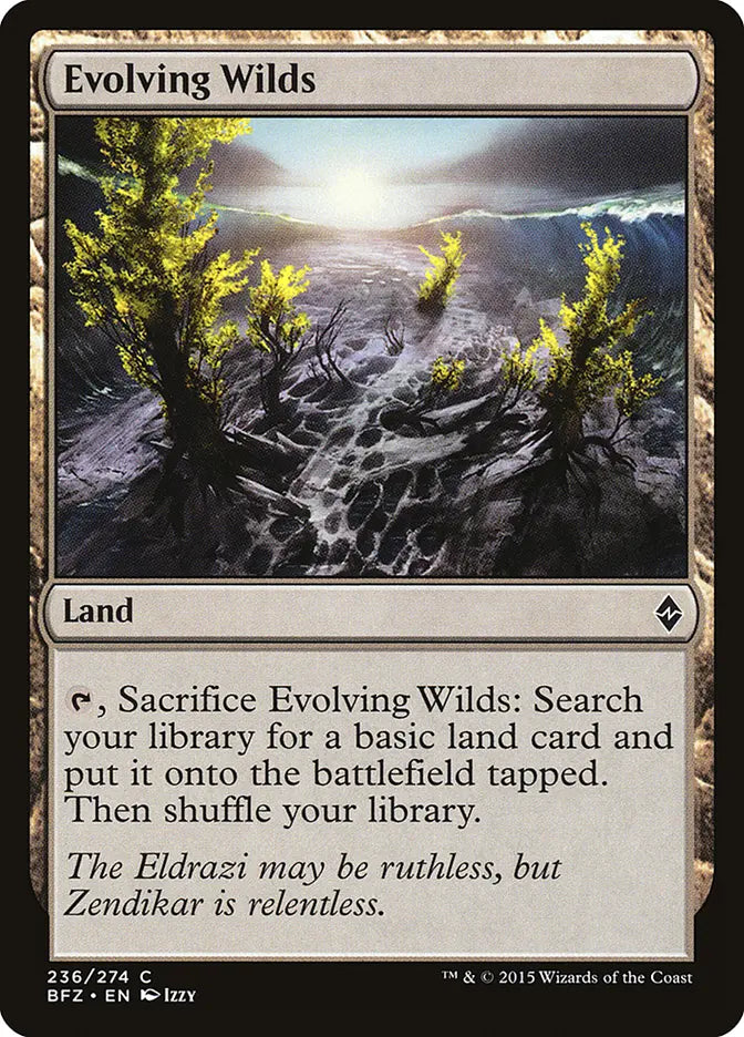 Evolving Wilds Battle for Zendikar
