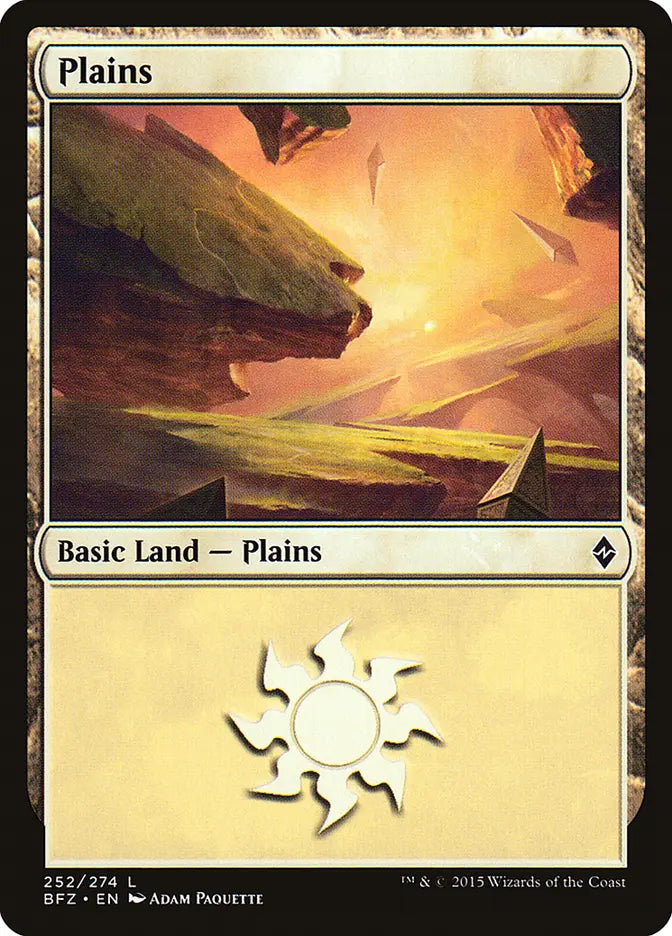 Plains (252) Battle for Zendikar