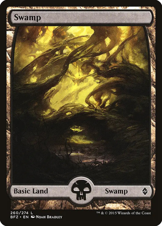 Swamp (260) Full Art Battle for Zendikar