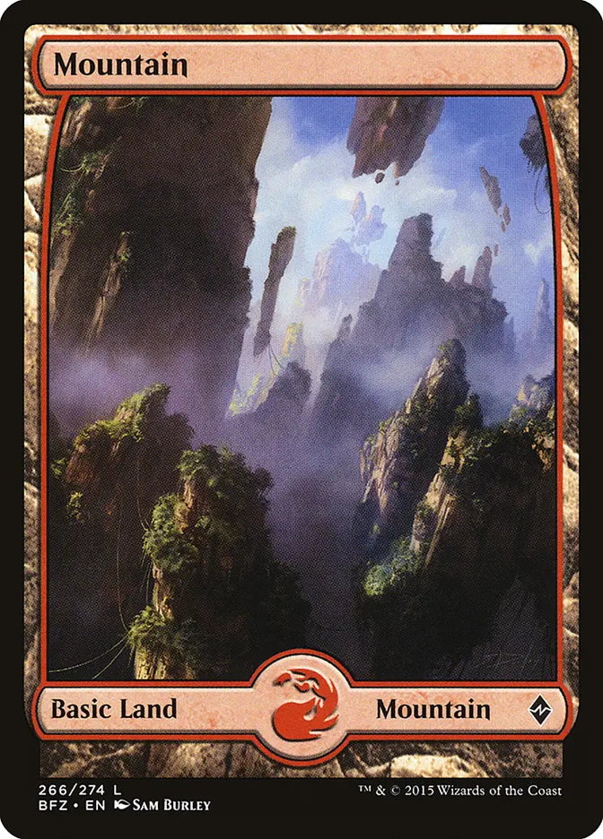 Mountain (266) Full Art Battle for Zendika