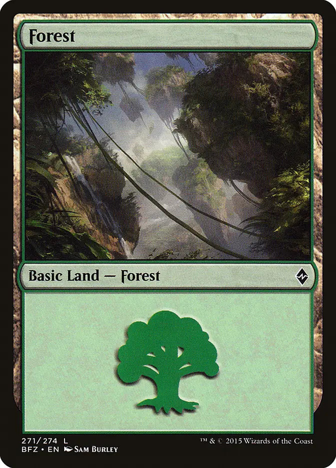 Forest (271) Battle for Zendikar