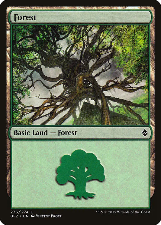 Forest (273) Battle for Zendikar