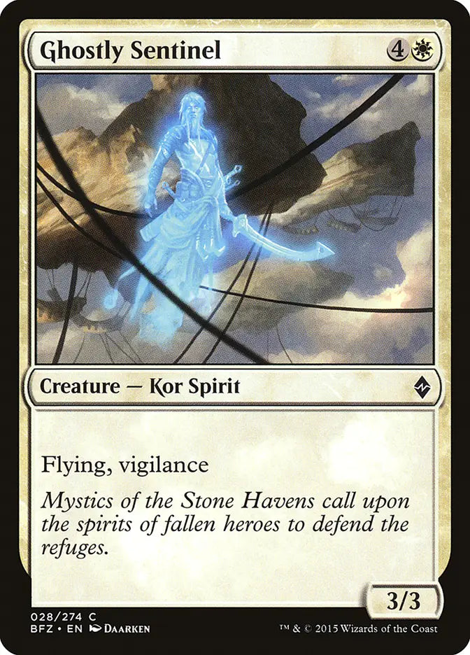 Ghostly Sentinel Battle for Zendikar