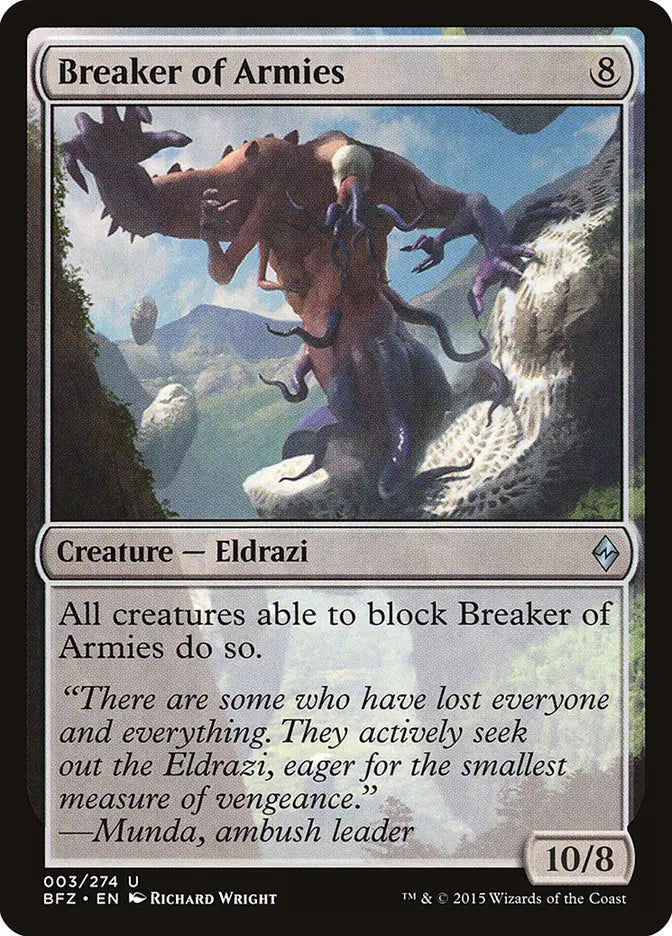 Breaker of Armies Battle for Zendikar