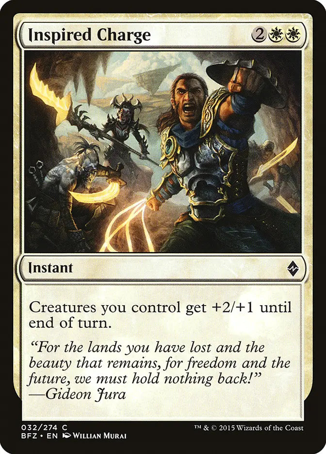 Inspired Charge Battle for Zendikar