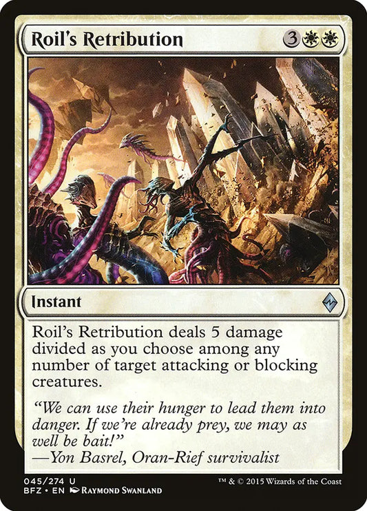 Roil's Retribution Battle for Zendikar