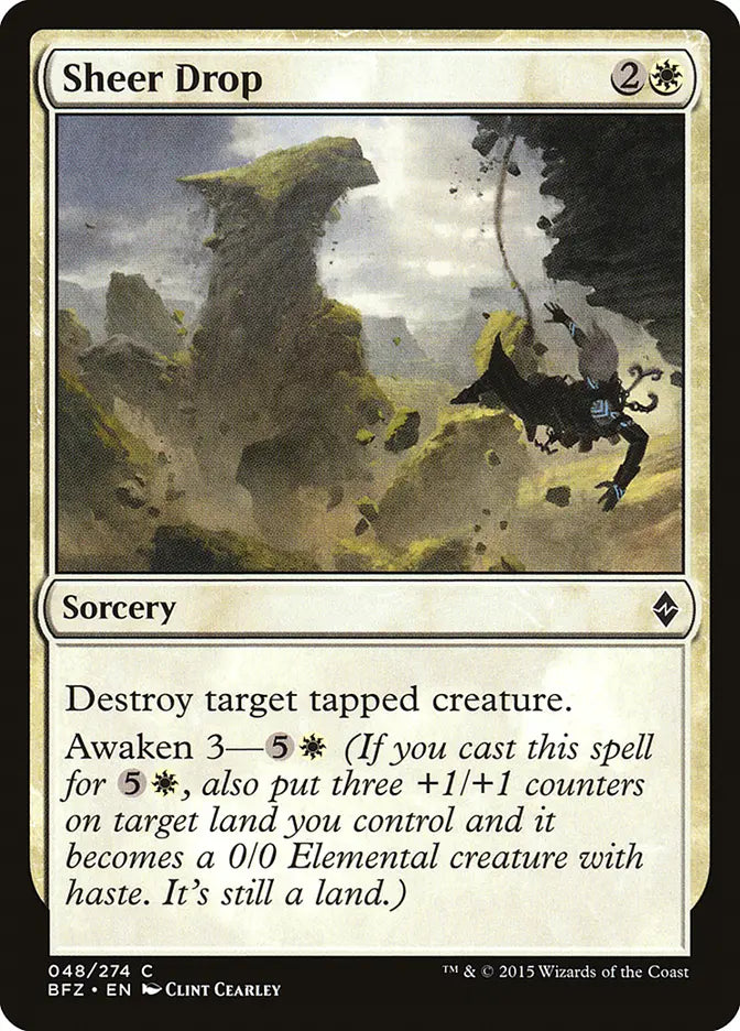 Sheer Drop Battle for Zendikar