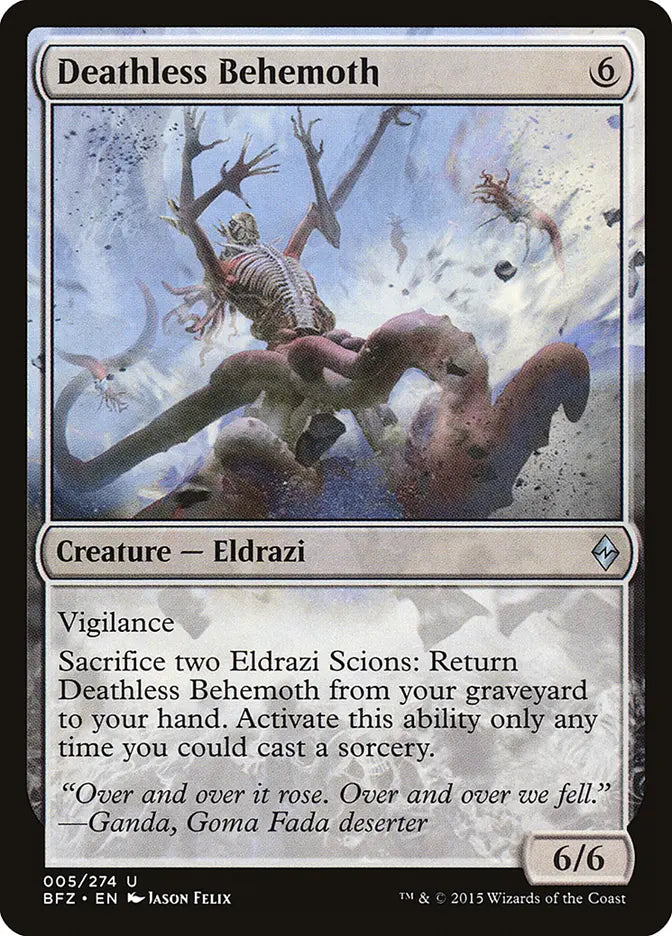 Deathless Behemoth Battle for Zendikar