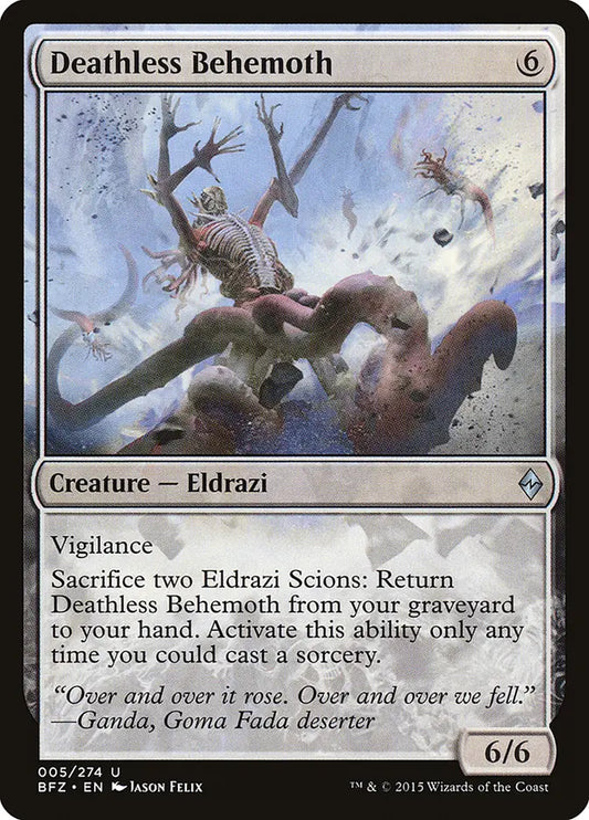 Deathless Behemoth Battle for Zendikar
