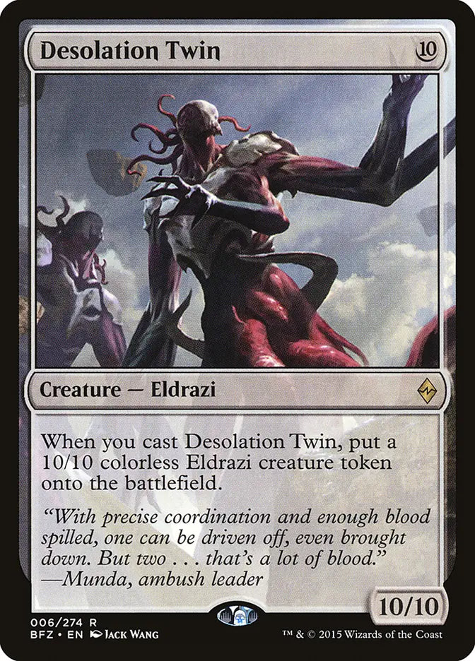 Desolation Twin Battle for Zendikar