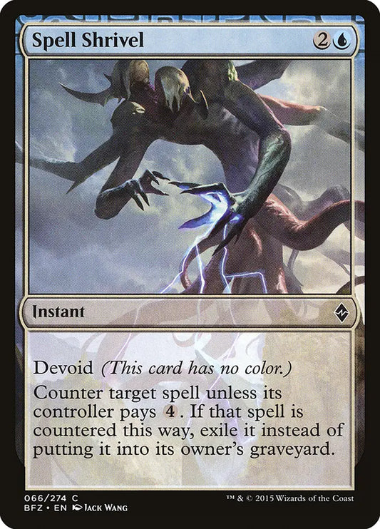 Spell Shrivel Battle for Zendikar