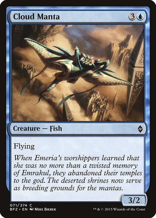 Cloud Manta Battle for Zendikar