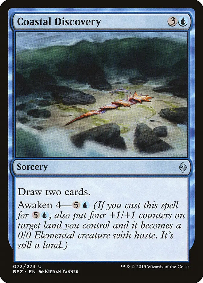 Coastal Discovery Battle for Zendikar