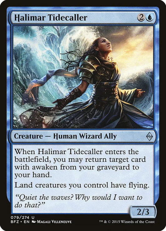 Halimar Tidecaller Battle for Zendikar