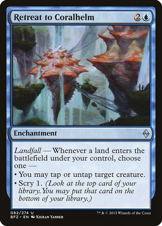Retreat to Coralhelm Battle for Zendikar