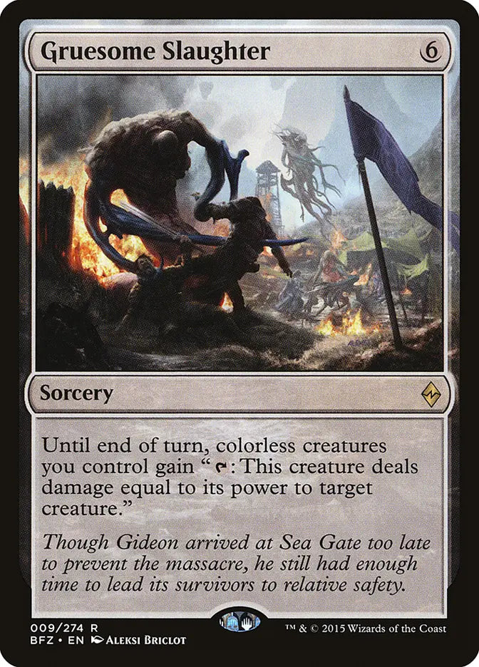 Gruesome Slaughter Battle for Zendikar