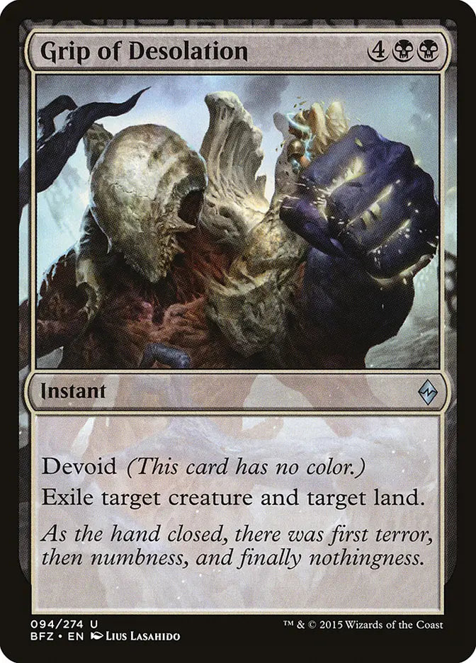 Grip of Desolation Battle for Zendikar