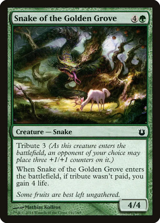 Snake of the Golden Grove Born of the Gods