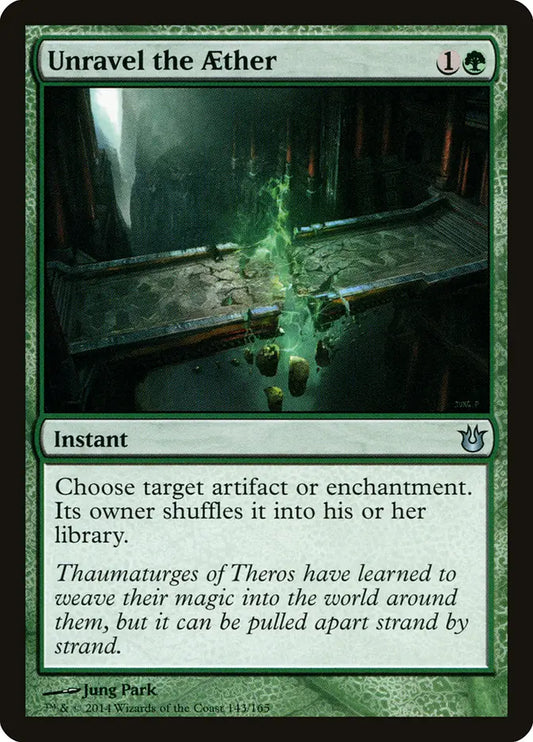 Unravel the Aether Born of the Gods