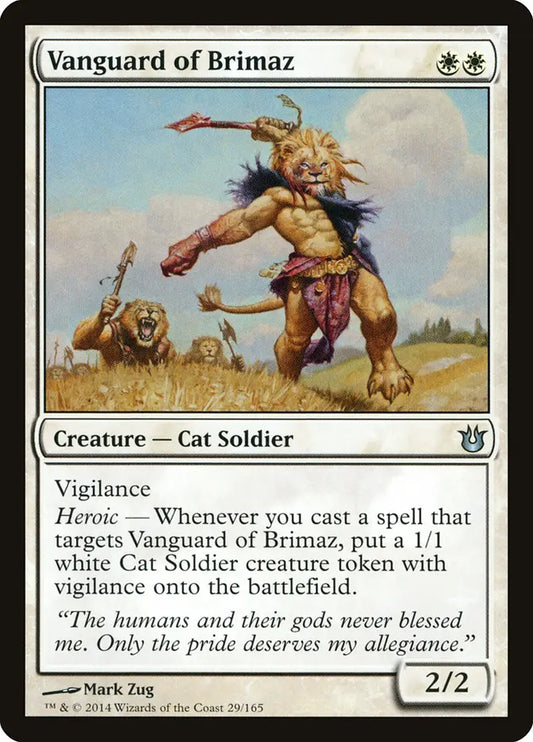 Vanguard of Brimaz Born of the Gods