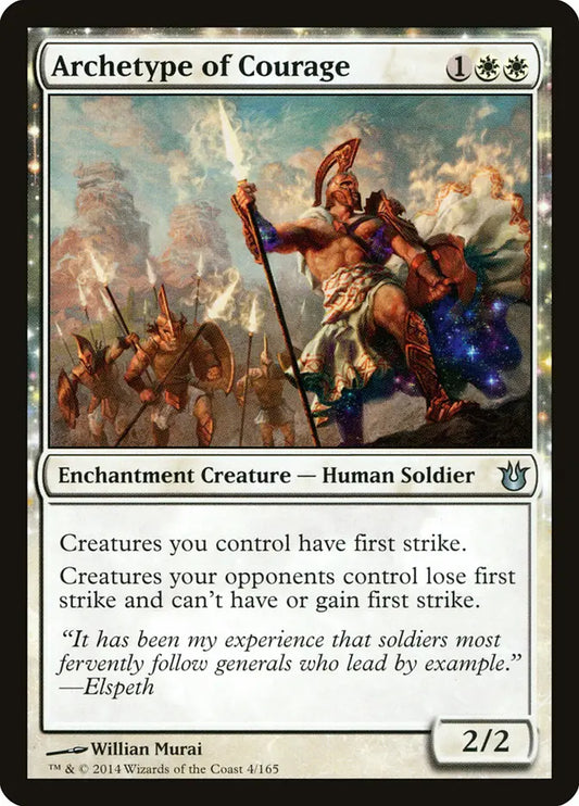 Archetype of Courage Born of the Gods