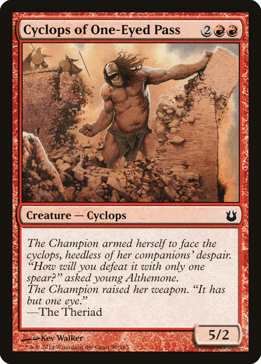 Cyclops of One-Eyed Pass Born of the Gods