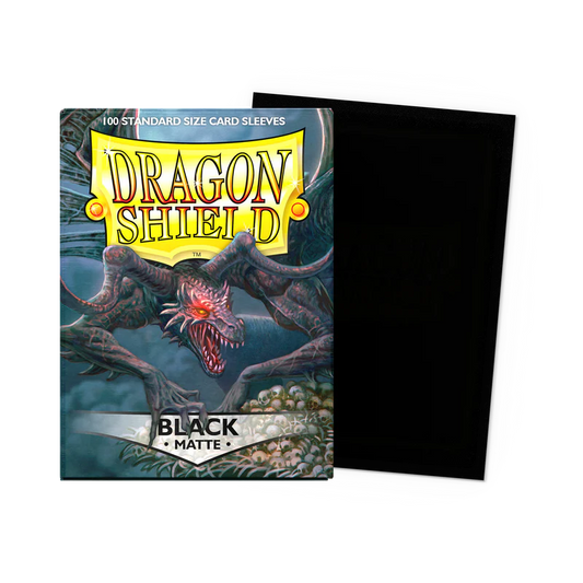 Dragon Shield 100 ct Standard Size Black Matte