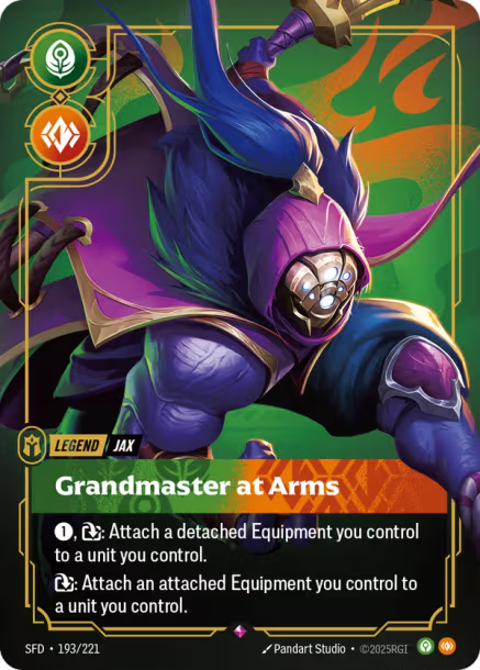 Jax Grandmaster at Arms Spiritforged