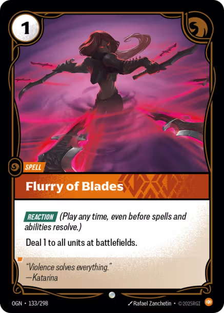 FOIL Flurry of Blades Origins