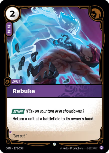 Rebuke Origins