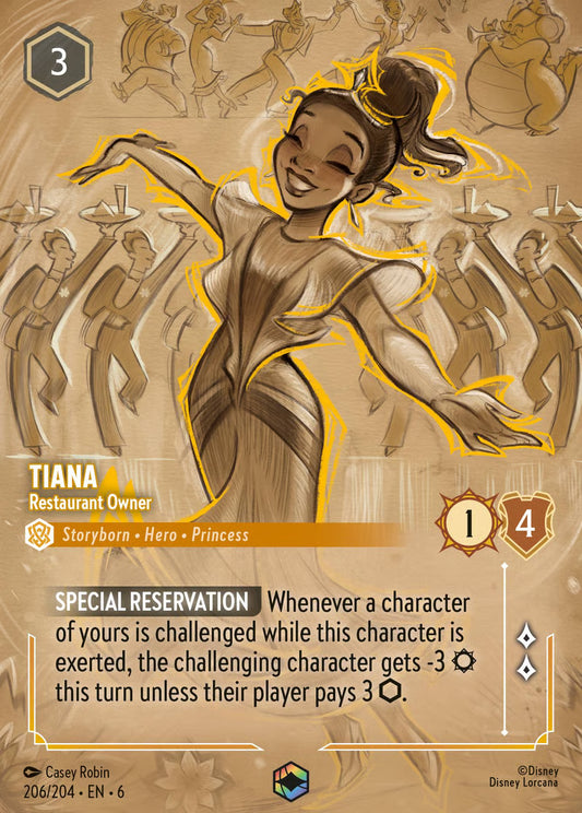 Tiana Restaurant Owner Enchanted Azurite Sea