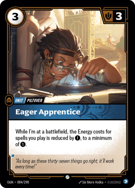 Eager Apprentice Origins