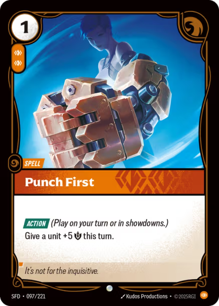 Punch First Spiritforged