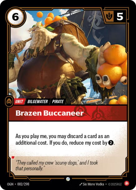 FOIL Brazen Buccaneer Origins