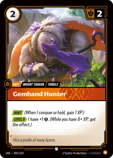 Gemhand Hunter FOIL Unleashed