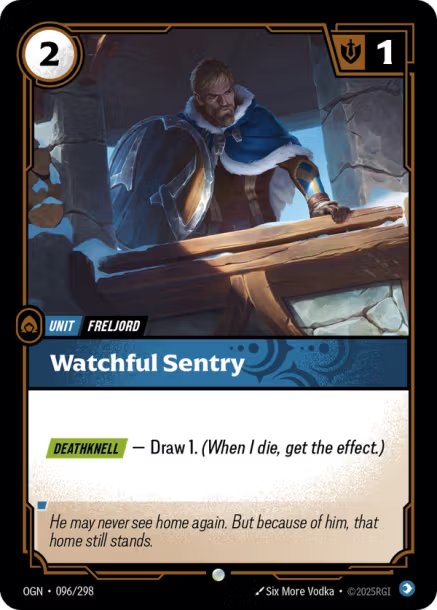 Watchful Sentry Origins