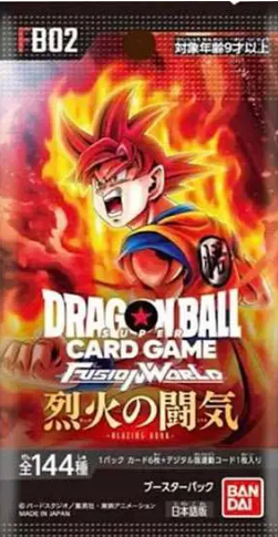 Dragon Ball Super Cards - Fusion World Blazing Aura FB02 Japanese