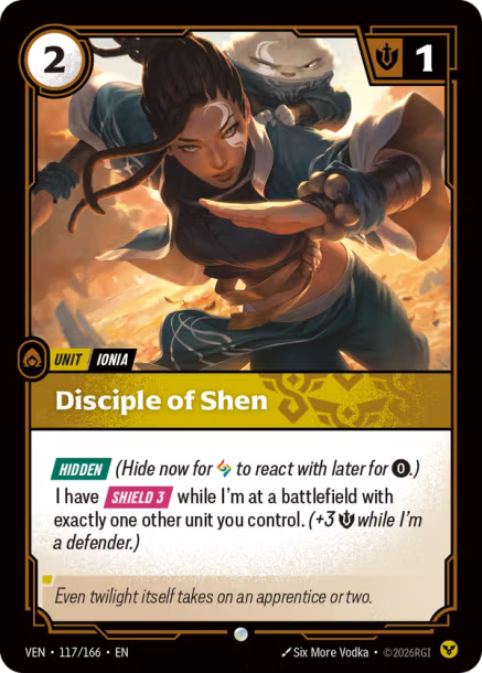 Disciple of Shen FOIL Vendetta