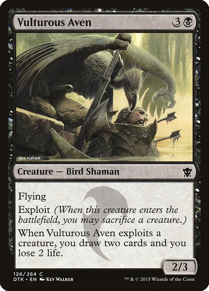 Vulturous Aven Dragons of Tarkir