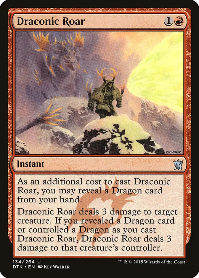 Draconic Roar Dragons of Tarkir
